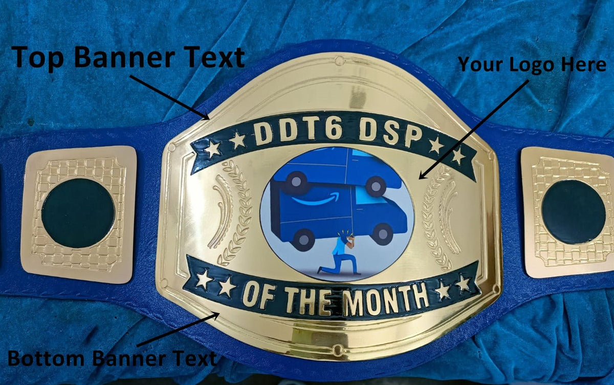 Custom Name and Shipping Truck Logo Wrestling Championship Belt Customize Wrestling Belts
