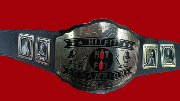HITFIT Boxing Glove Logo Championship Wrestling Belt