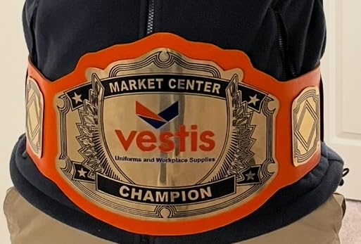 Custom Champion Wrestling Belt