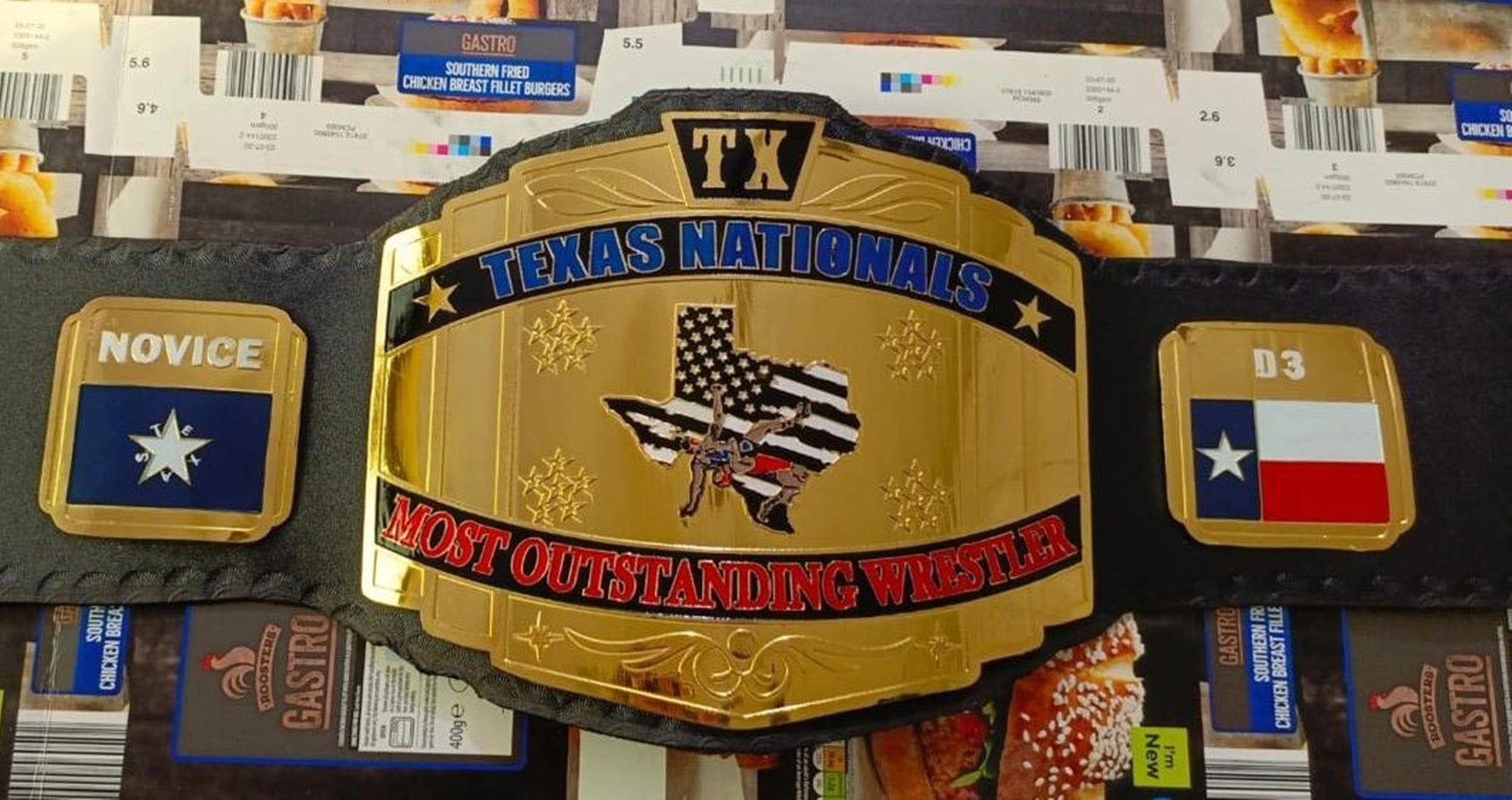 Custom Texas ChampionShip Wrestling Belt - Customize Wrestling Belts