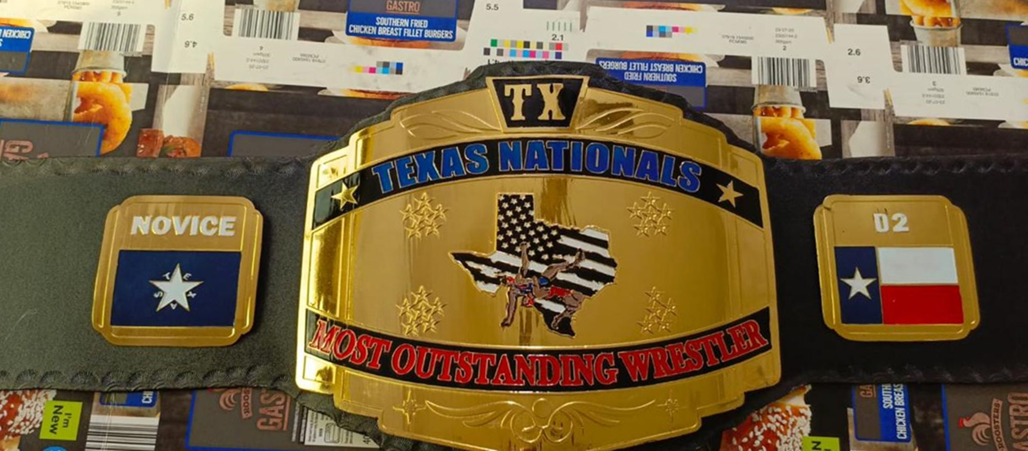 Custom Texas ChampionShip Wrestling Belt - Customize Wrestling Belts