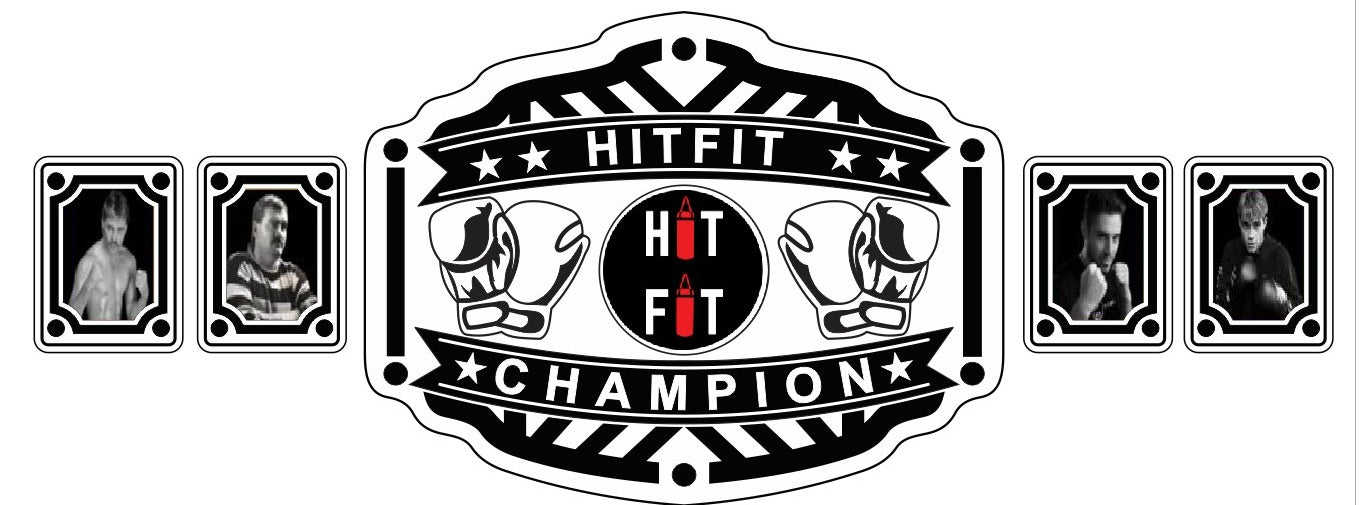 HITFIT Boxing Glove Logo Championship Wrestling Belt - Customize Wrestling Belts