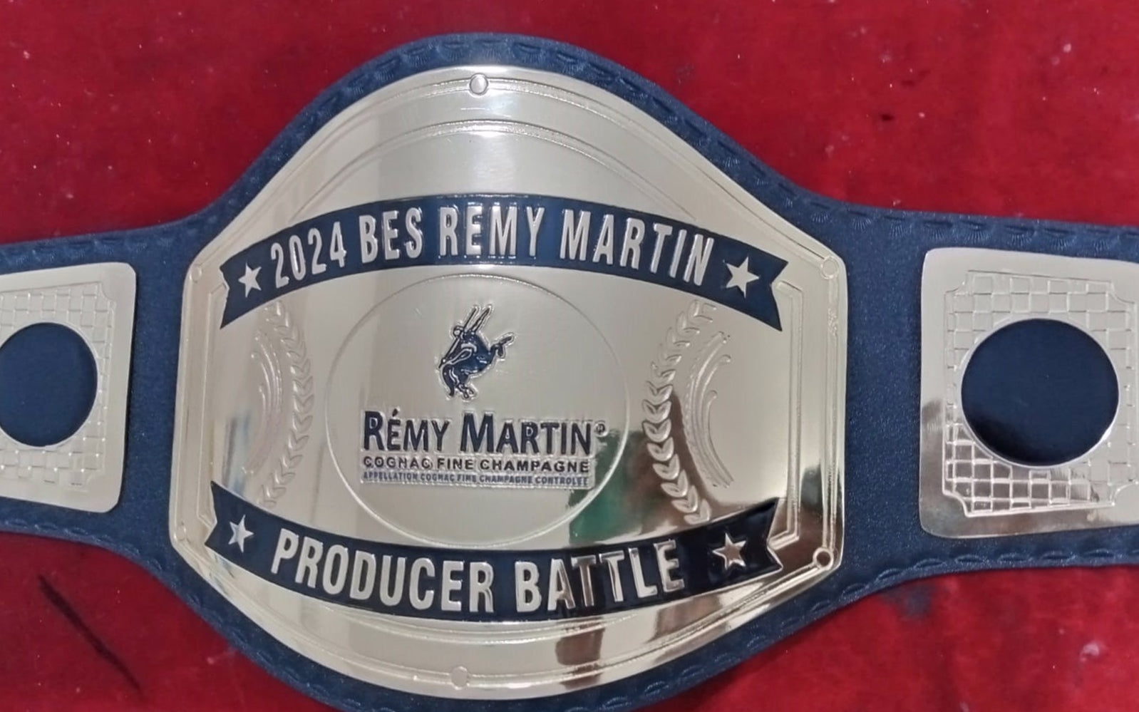 Custom Name and Remy Martin Logo Wrestling Championship Belt - Customize Wrestling Belts