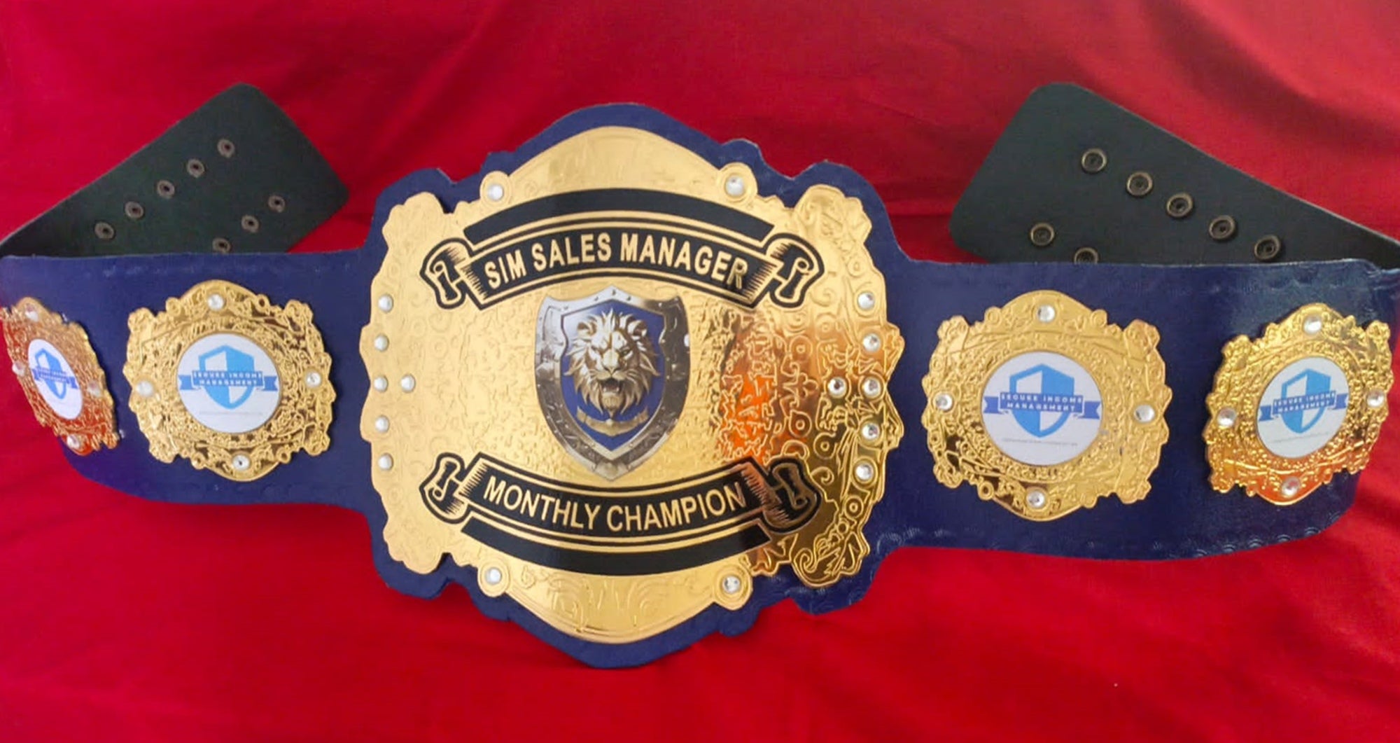 Custom Lion Wrestling Championship Belt - Customize Wrestling Belts