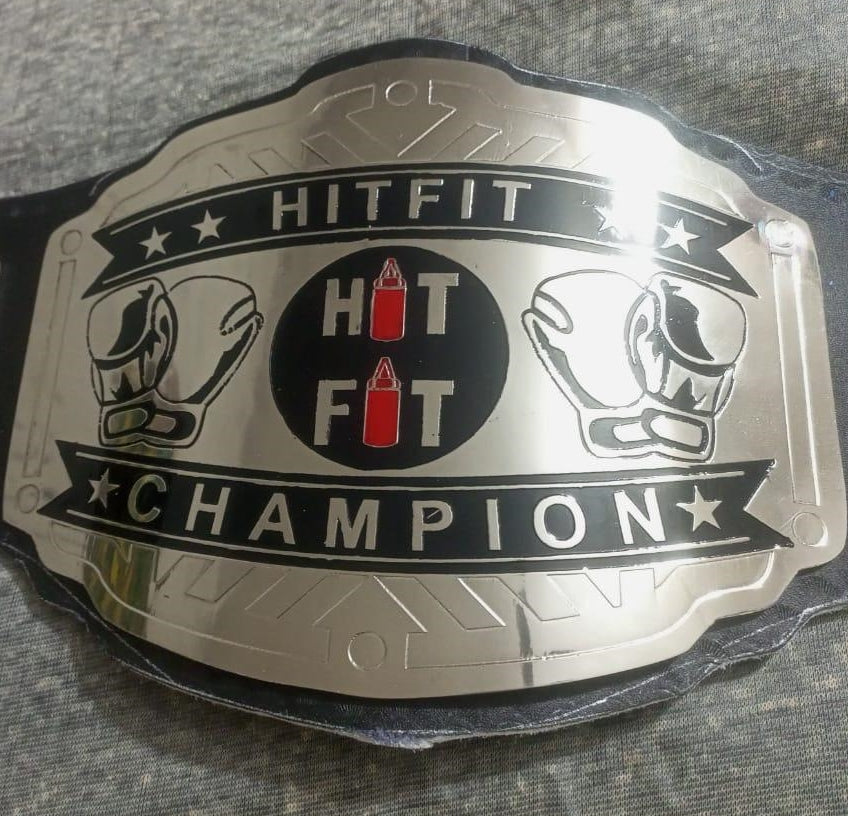 HITFIT Boxing Glove Logo Championship Wrestling Belt