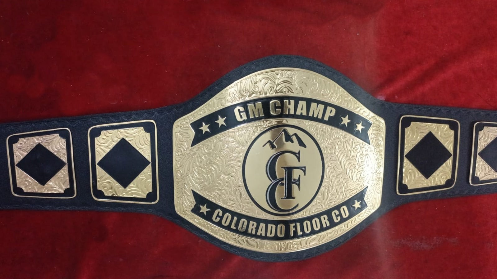 Custom Name and CFC Home Logo Wrestling Championship Belt - Customize Wrestling Belts
