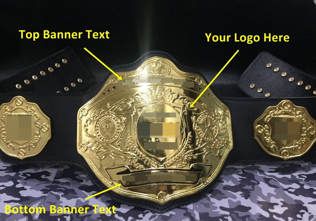 Custom Name and Logo Championship Belt - Customize Wrestling Belts