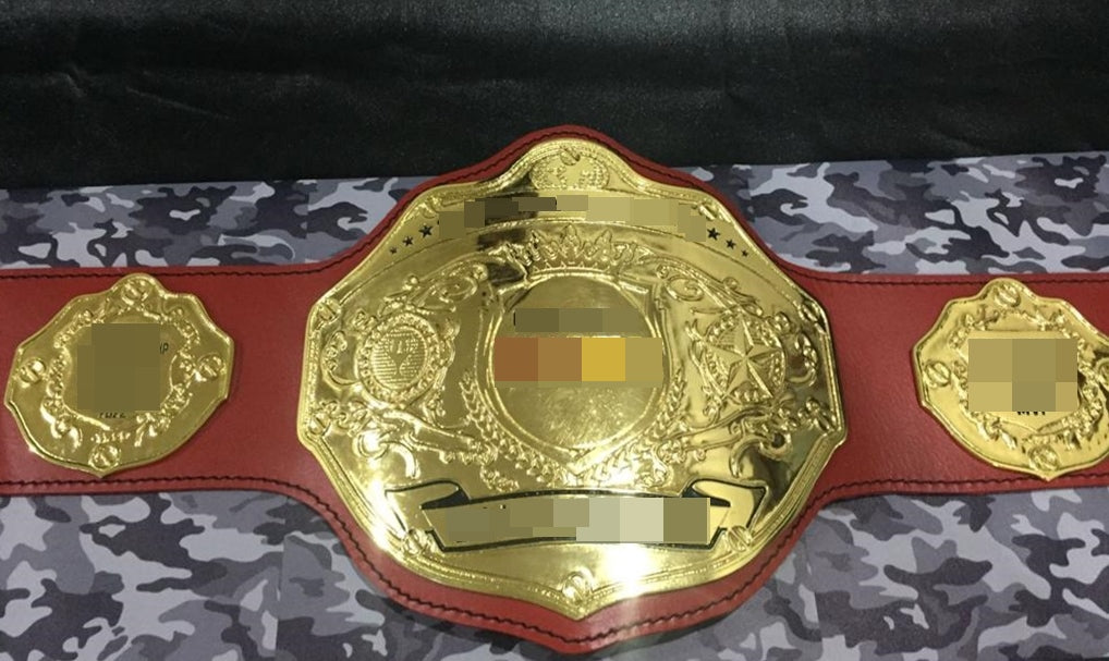 Custom Name and  Logo Championship Belt - Customize Wrestling Belts