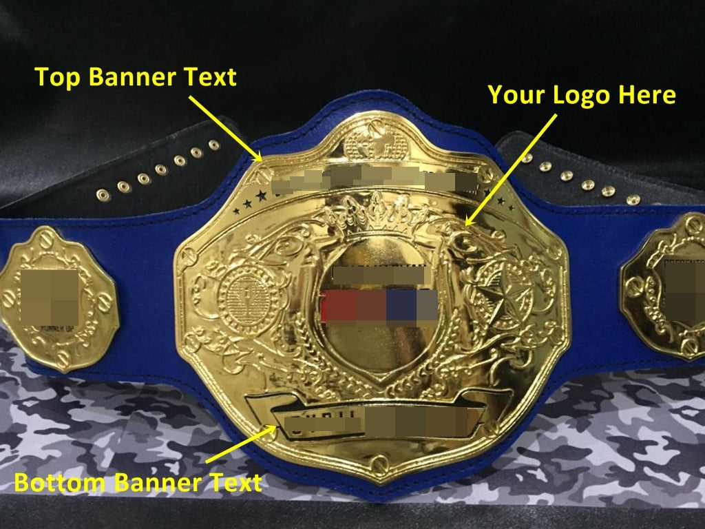 Custom Name and Logo Championship Belt - Customize Wrestling Belts