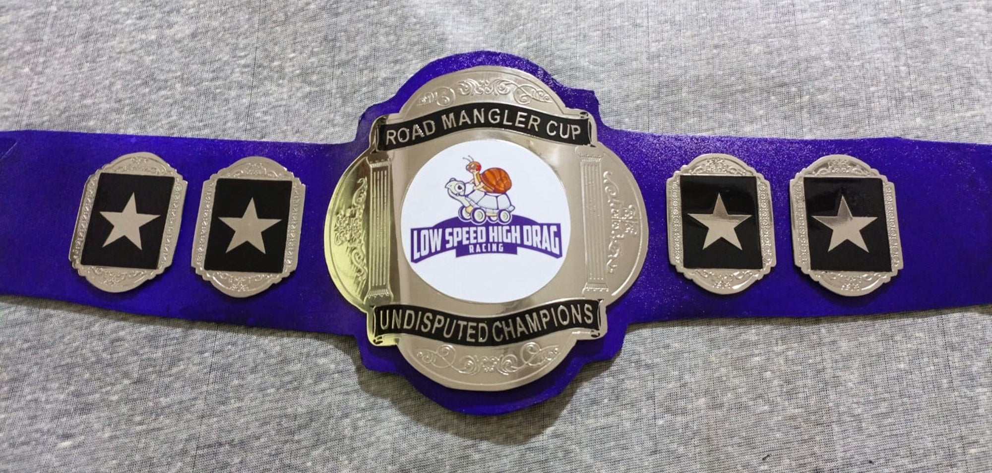 Custom Name and Turtle Logo Wrestling Championship Belt - Customize Wrestling Belts