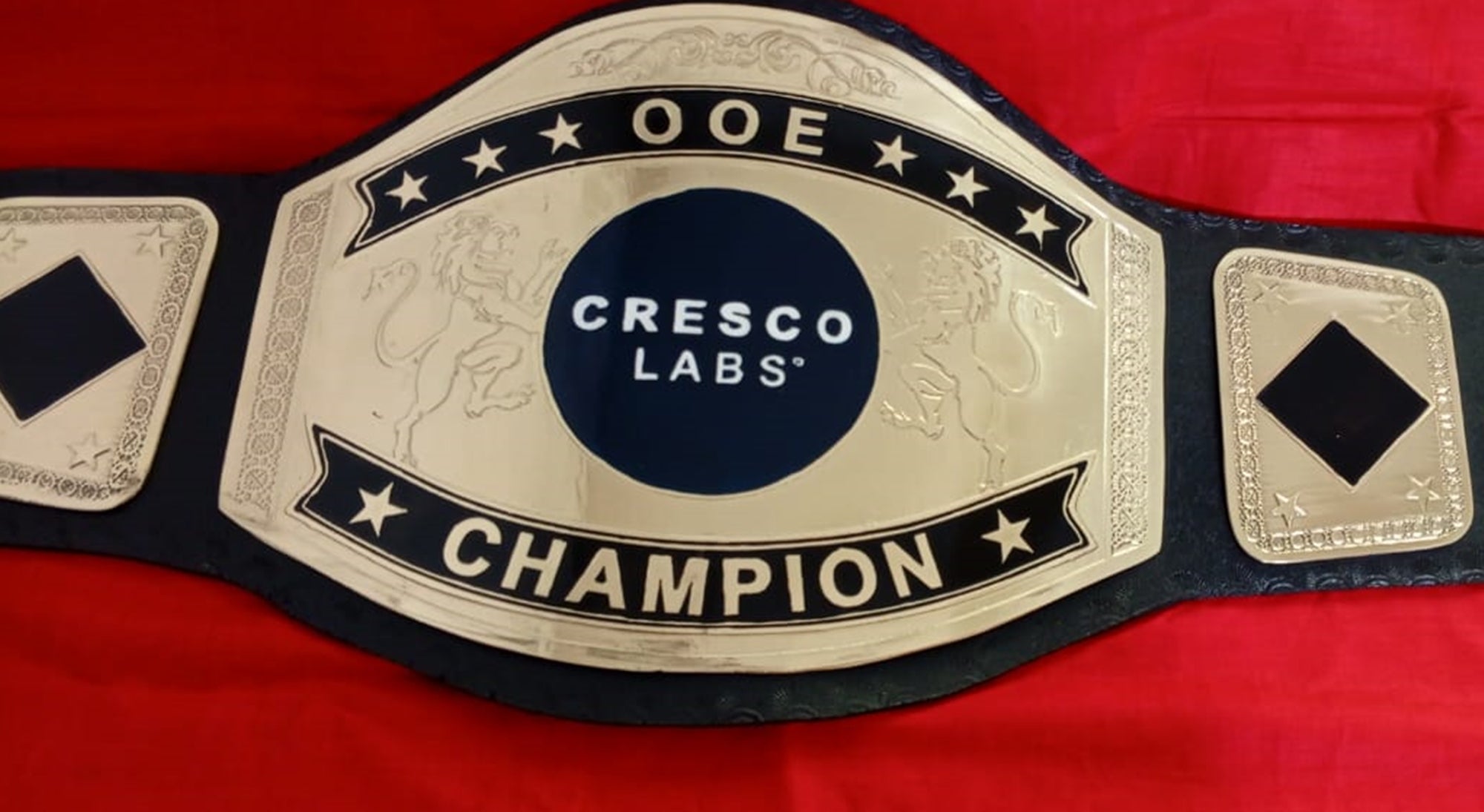 Custom Name and Cresco Labs Logo Wrestling Championship Belt - Customize Wrestling Belts