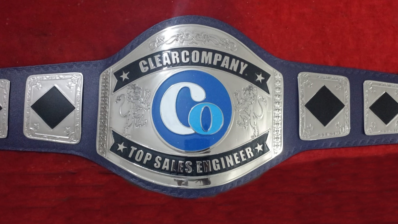 Custom Name and CO Logo Wrestling Championship Belt - Customize Wrestling Belts