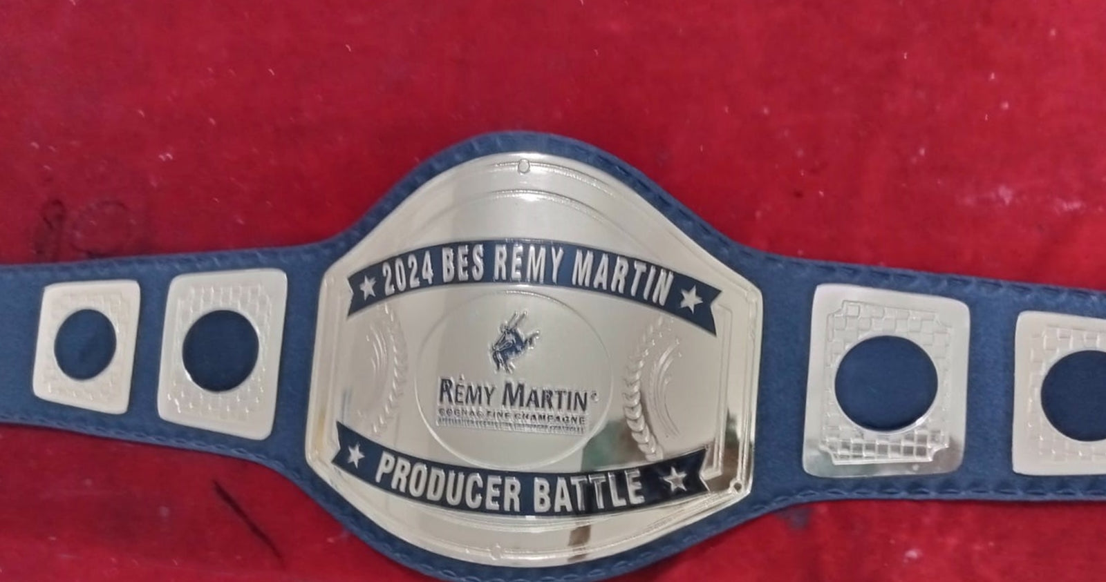 Custom Name and Remy Martin Logo Wrestling Championship Belt - Customize Wrestling Belts