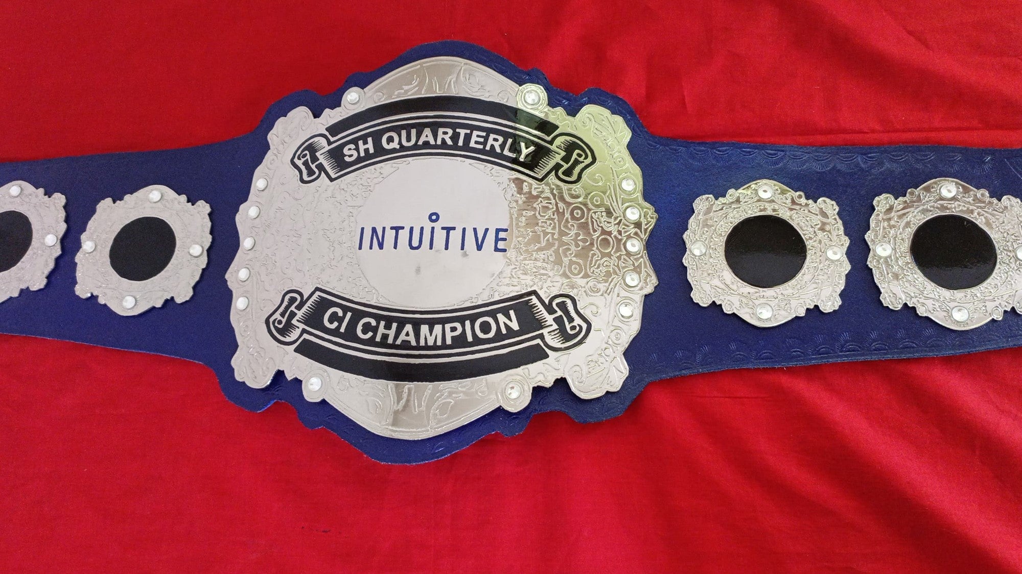 Custom Name and Intuitive Logo Wrestling Championship Belt - Customize Wrestling Belts