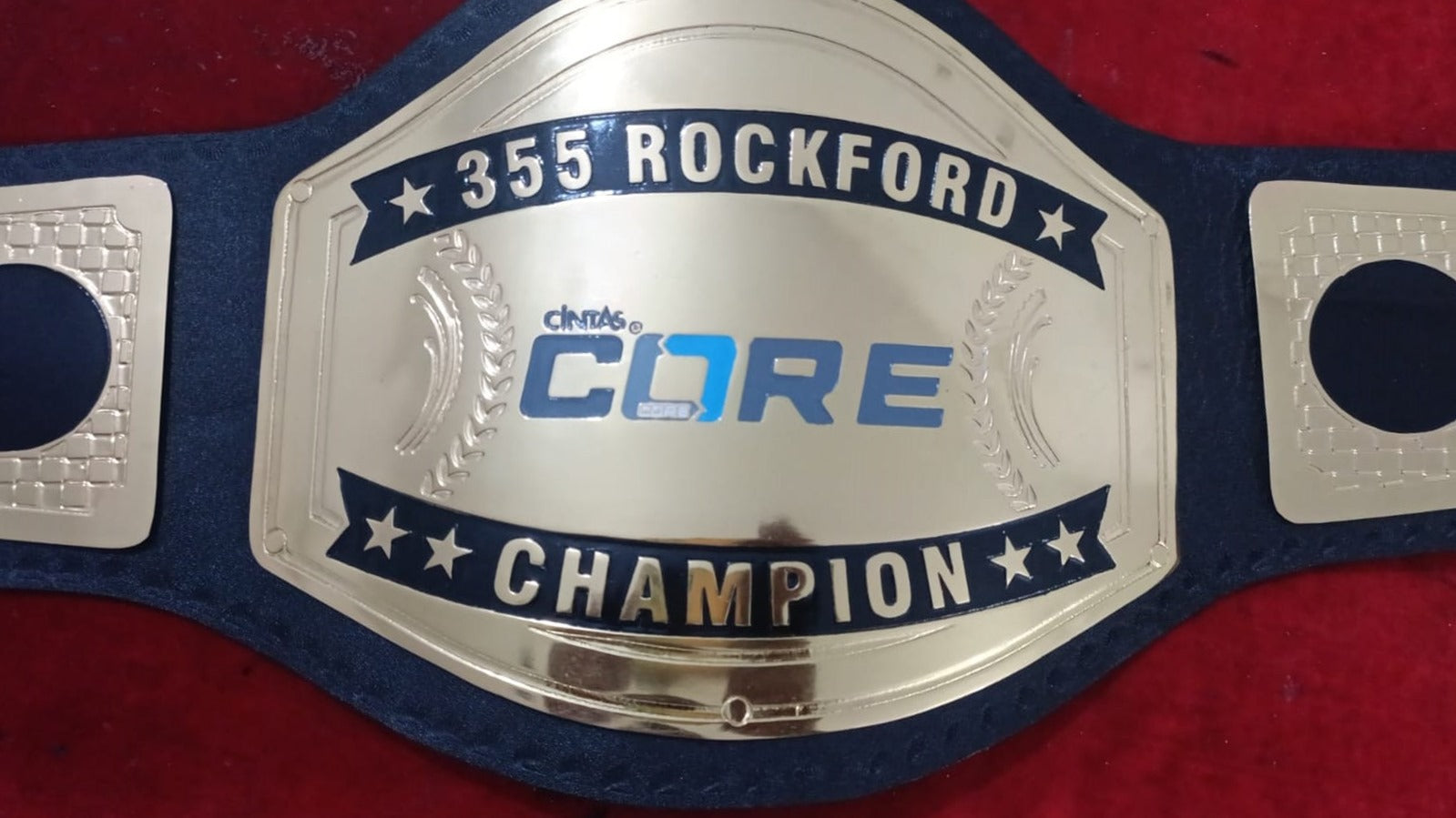 Custom Name and CORE Logo Wrestling Championship Belt - Customize Wrestling Belts