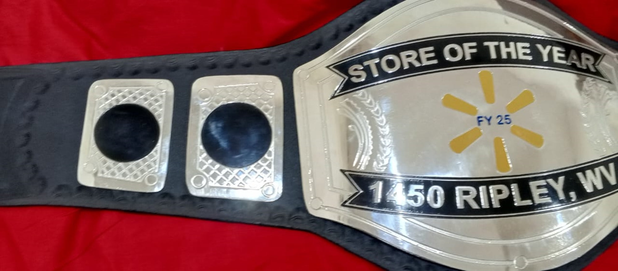 Custom Name and FY 25 Fan Wings Logo Wrestling Championship Belt - Customize Wrestling Belts