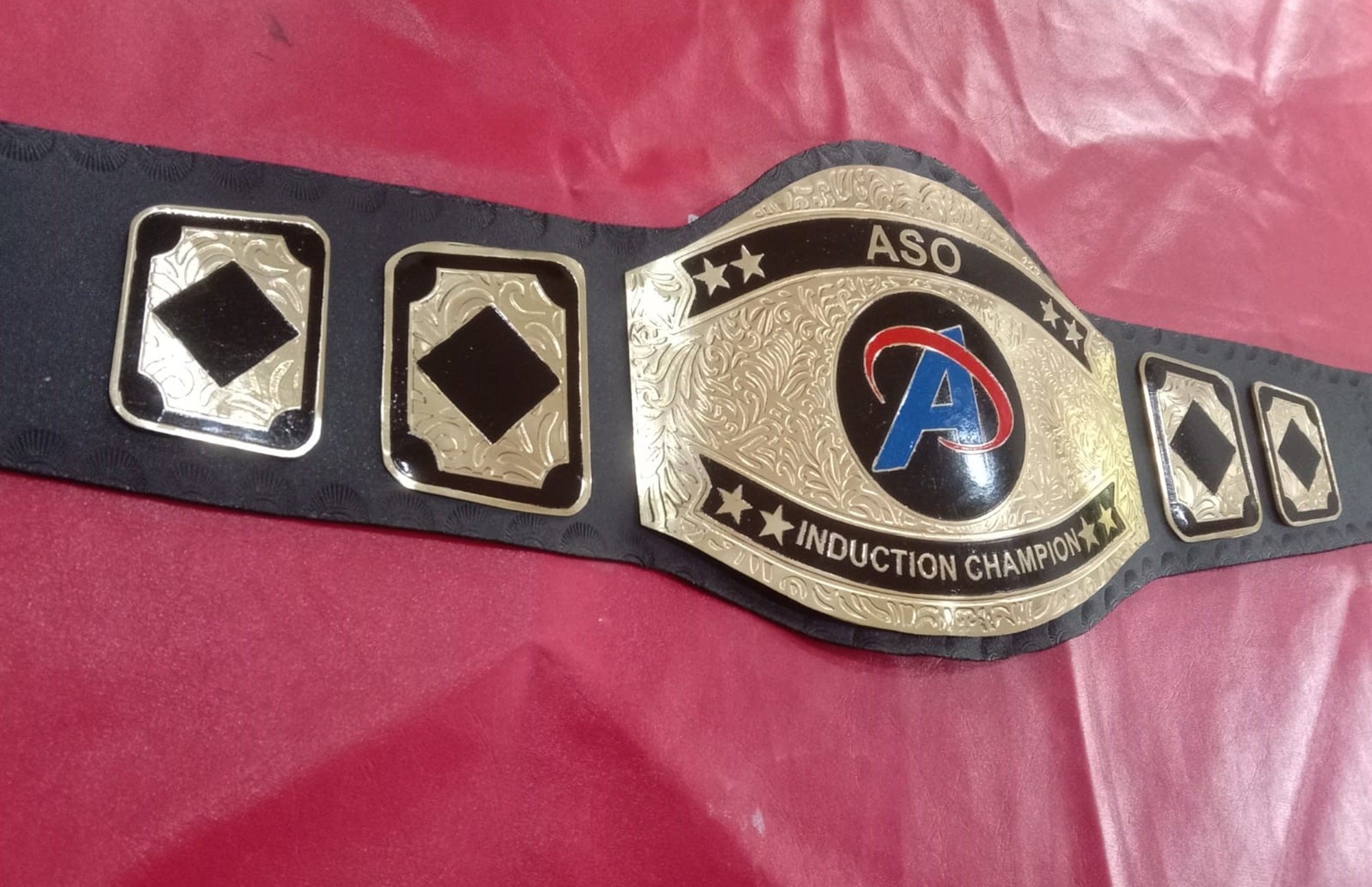 Custom Name and A Logo Wrestling Championship Belt - Customize Wrestling Belts