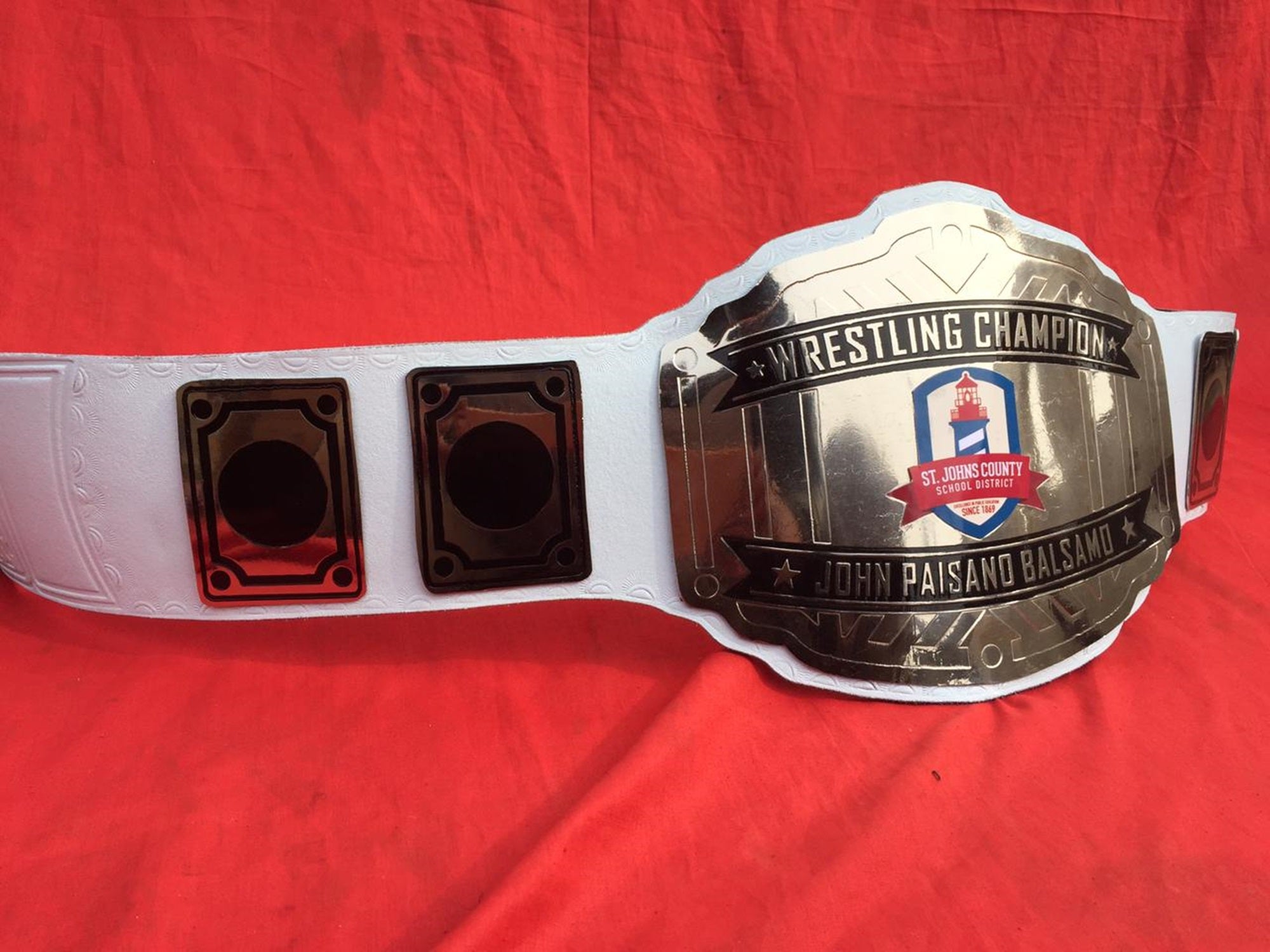 Custom Name and School Logo For Your Institute Wrestling Championship Belt Adult Size - Customize Wrestling Belts