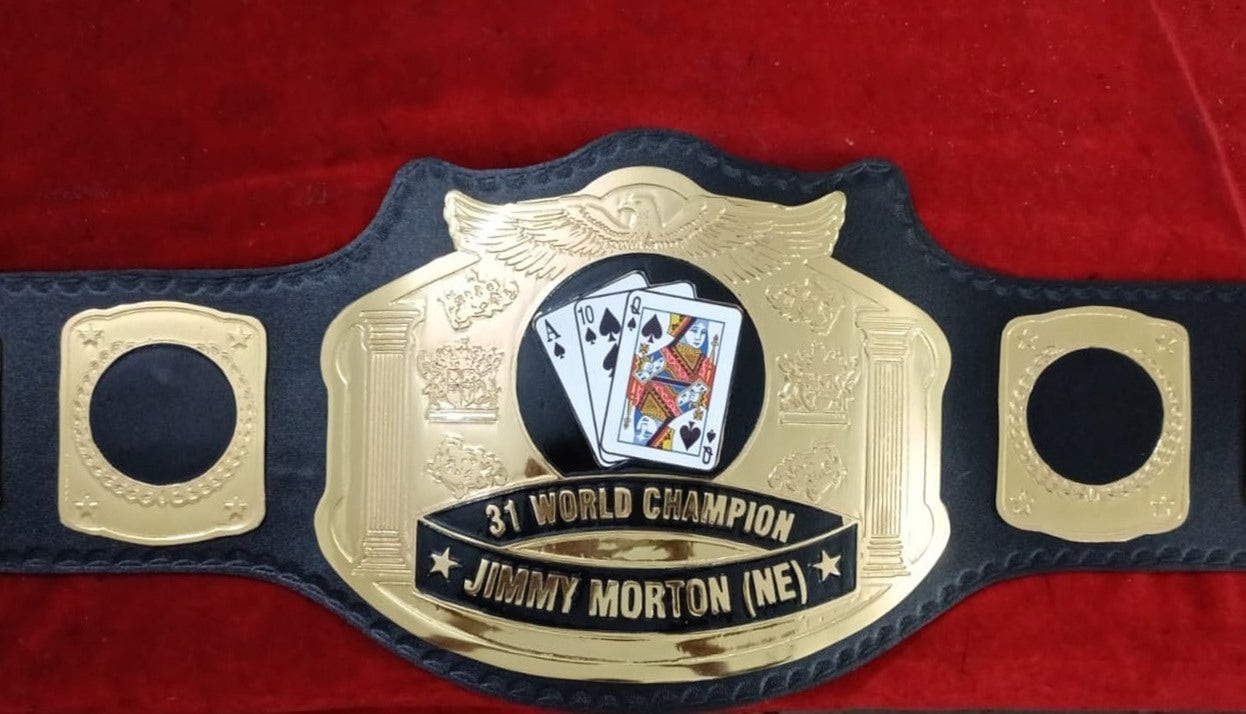 Custom Name and Card Queen Logo Wrestling Championship Belt - Customize Wrestling Belts