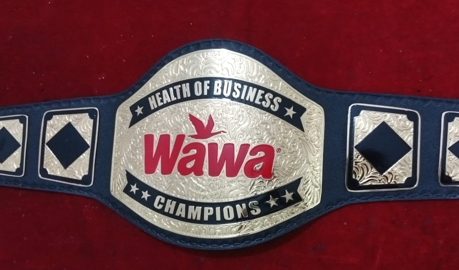 Custom WAWA Flying Bird Logo Wrestling Championship Belt - Customize Wrestling Belts