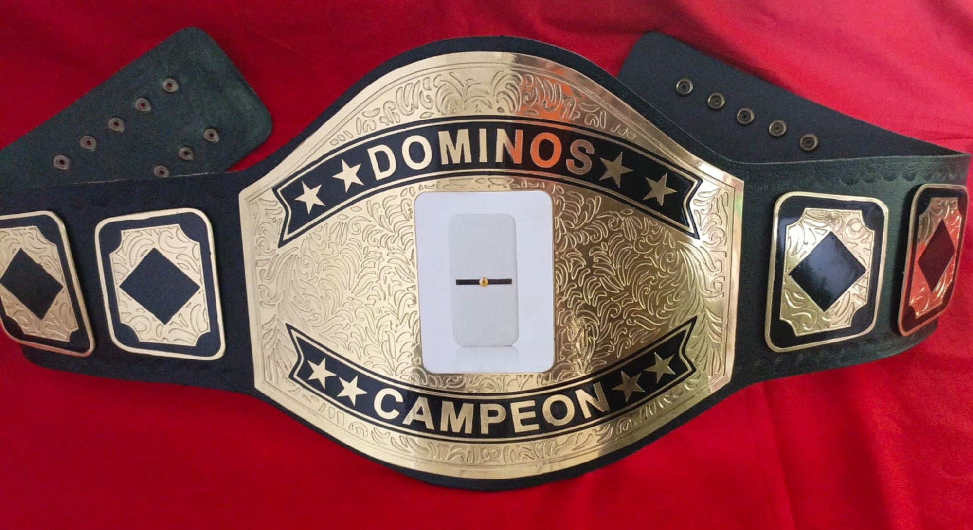 Custom Domino Wrestling Belt Logo Championship Belt - Customize Wrestling Belts