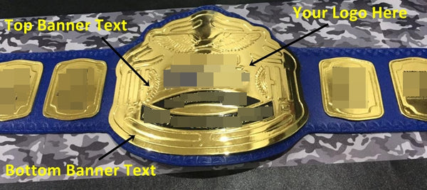 Custom Name and  Logo Championship Belt