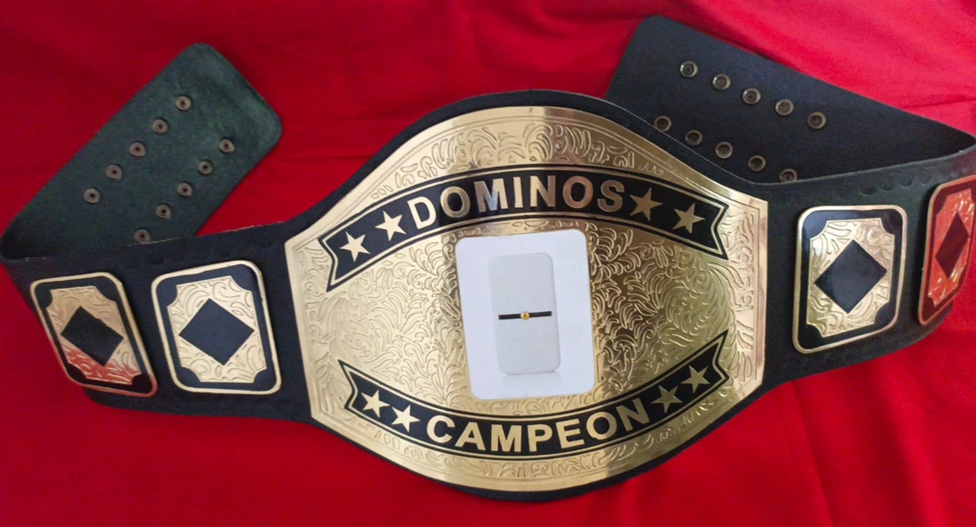 Custom Domino Wrestling Belt Logo Championship Belt - Customize Wrestling Belts