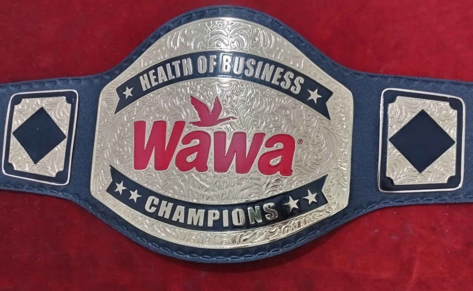 Custom WAWA Flying Bird Logo Wrestling Championship Belt - Customize Wrestling Belts