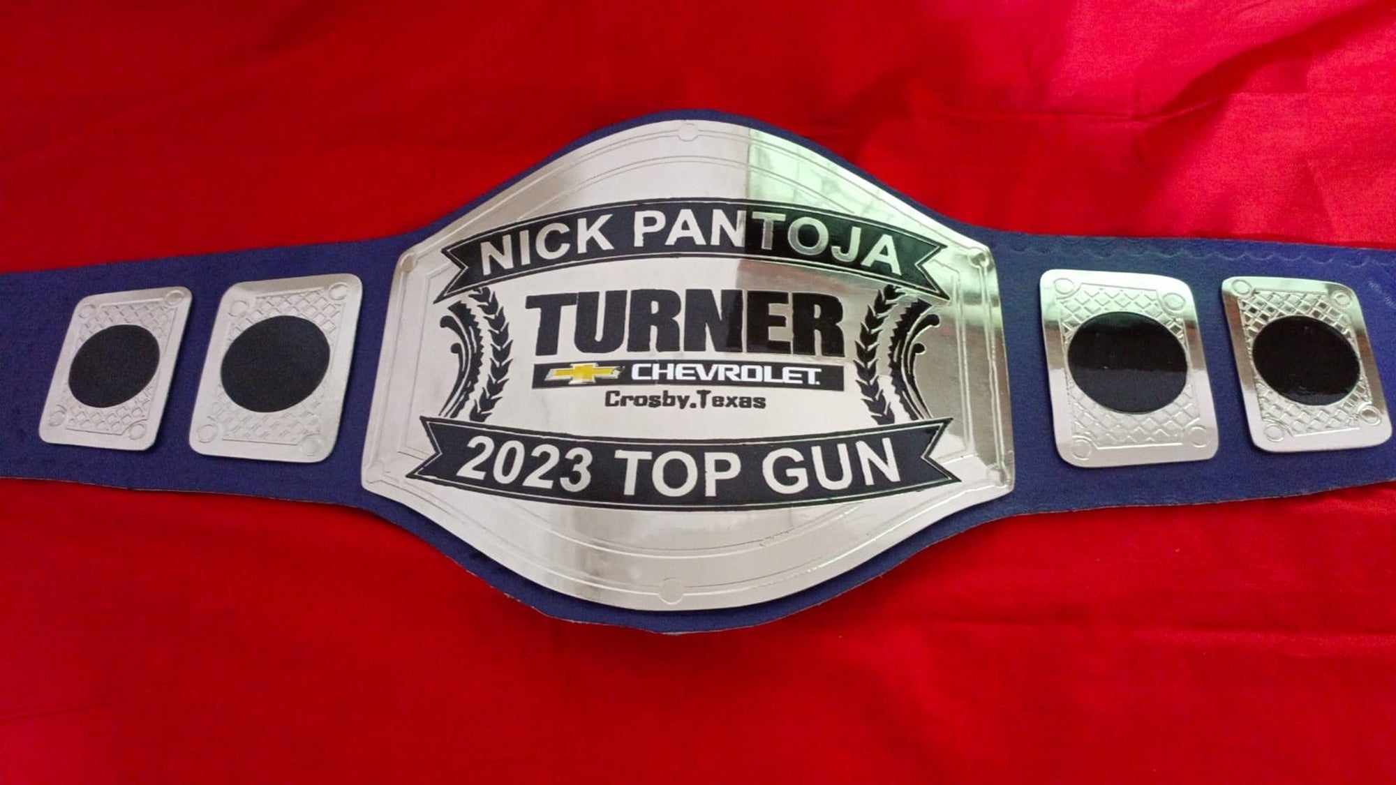 Custom Name and Turner Logo Wrestling Championship Belt - Customize Wrestling Belts