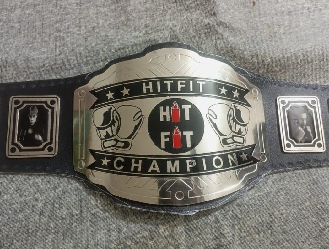 HITFIT Boxing Glove Logo Championship Wrestling Belt