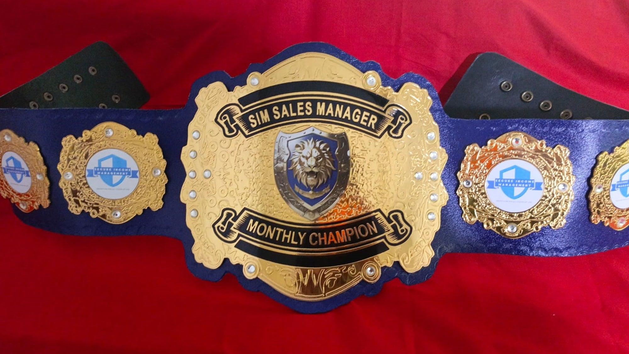 Custom Lion Wrestling Championship Belt - Customize Wrestling Belts