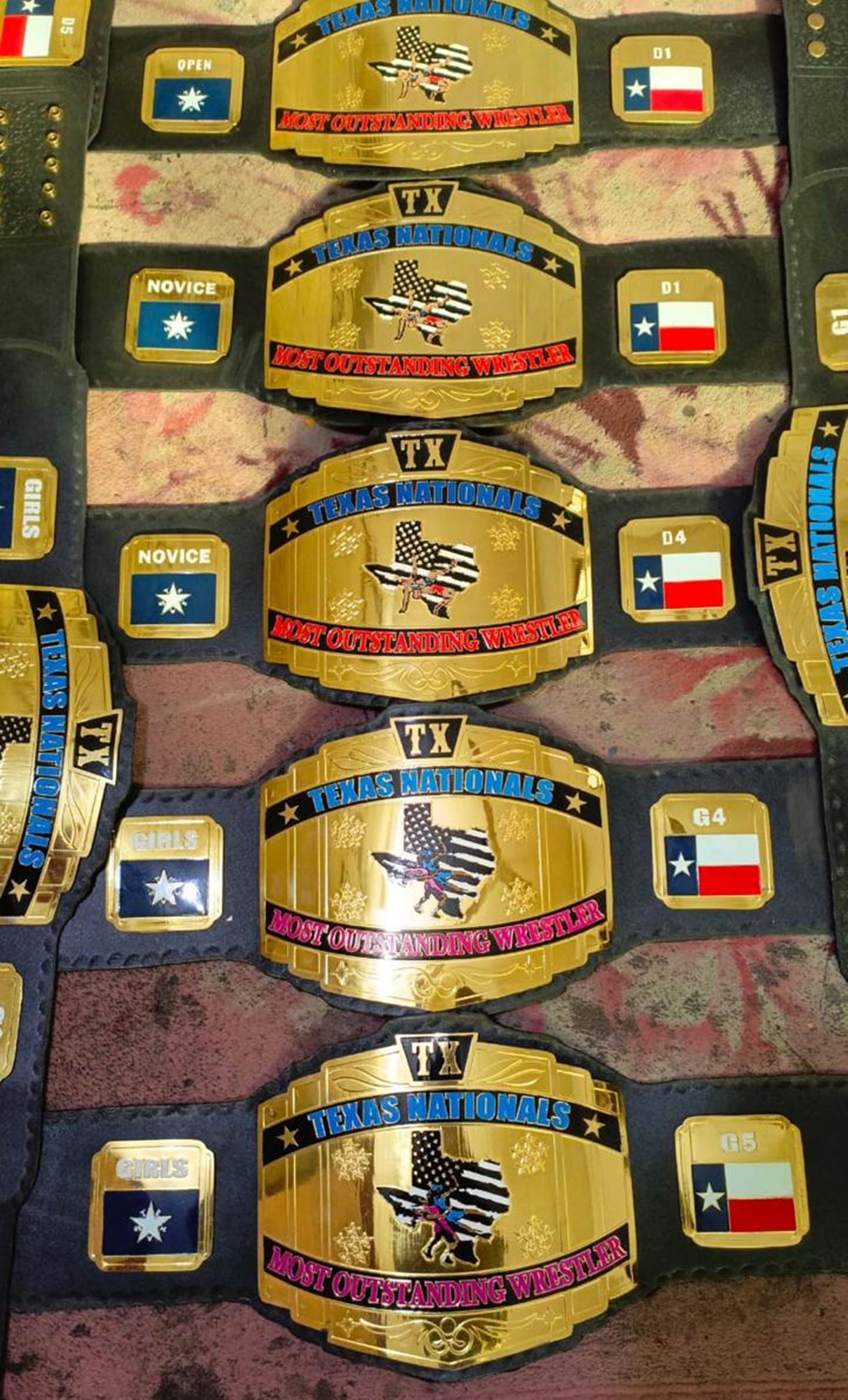 Custom Texas ChampionShip Wrestling Belt - Customize Wrestling Belts