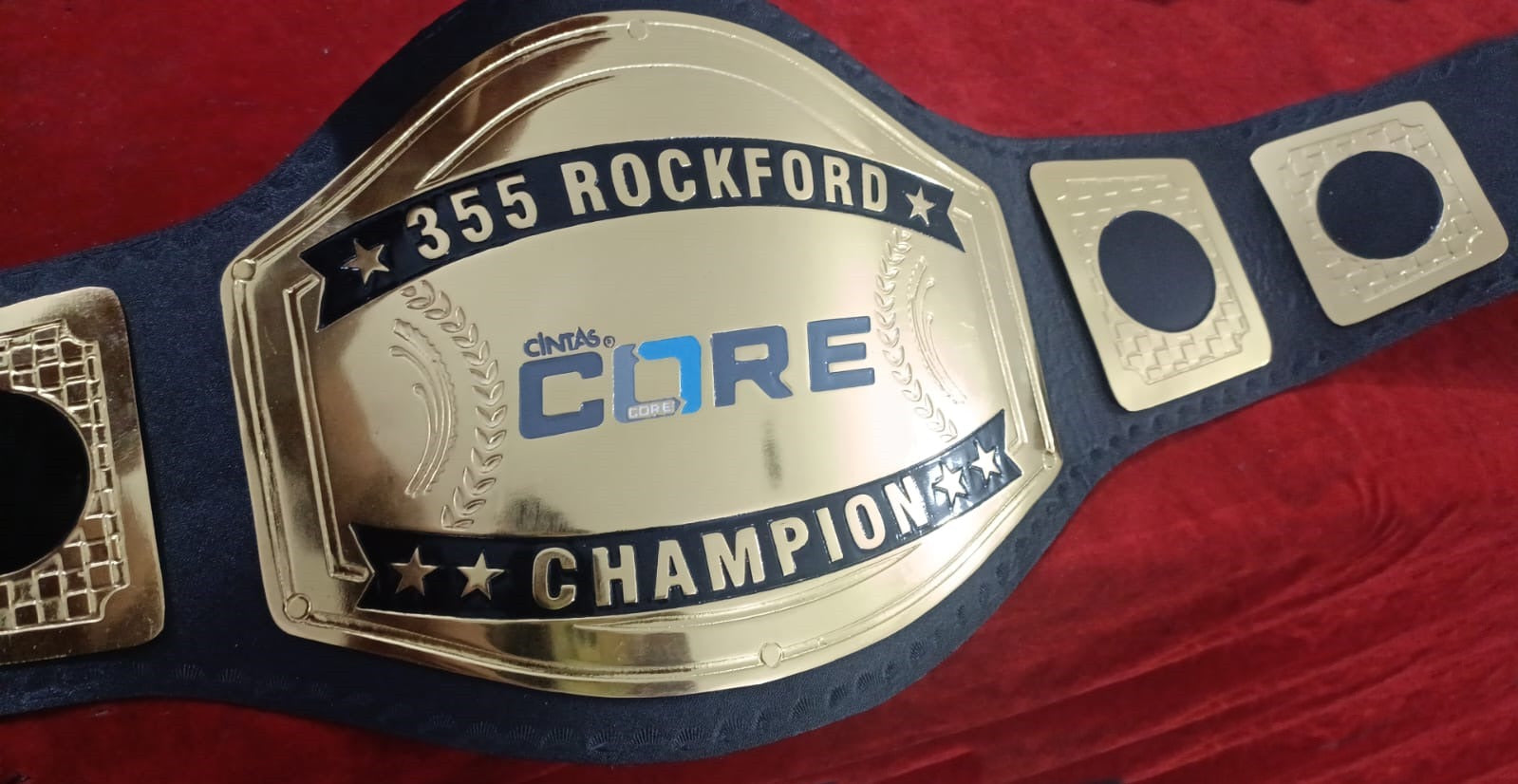 Custom Name and CORE Logo Wrestling Championship Belt - Customize Wrestling Belts