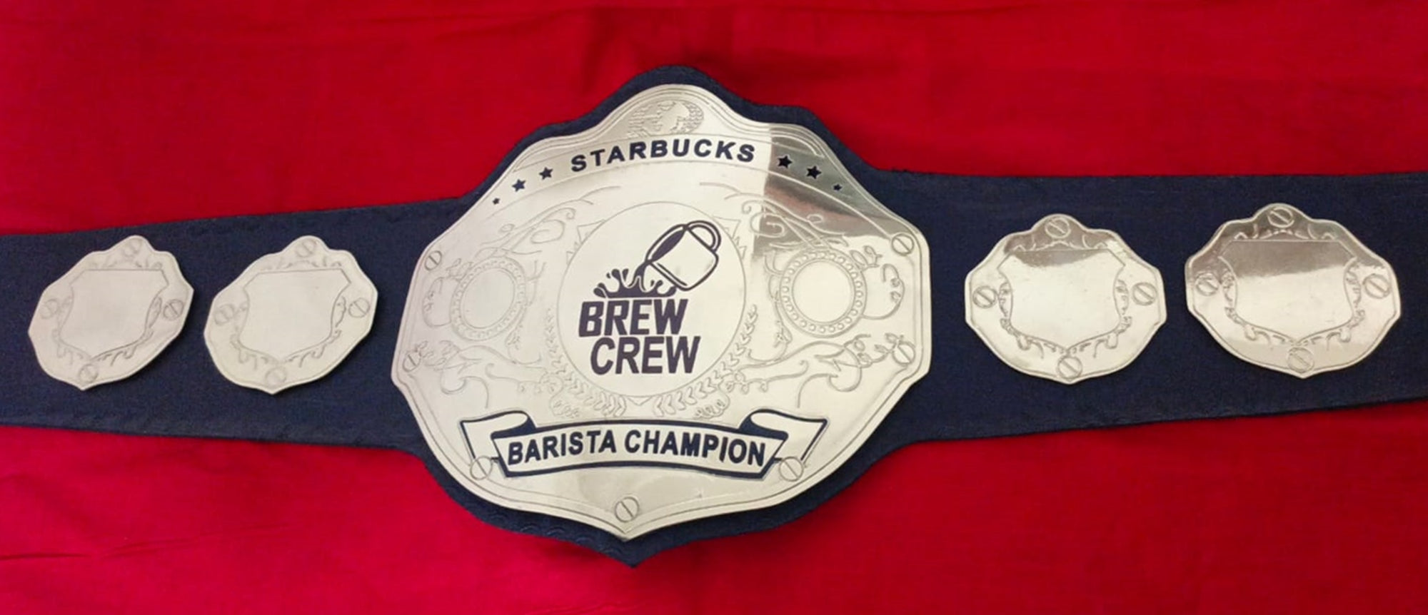 Custom Name and Pour Coffe Mug Logo Wrestling Championship Belt - Customize Wrestling Belts