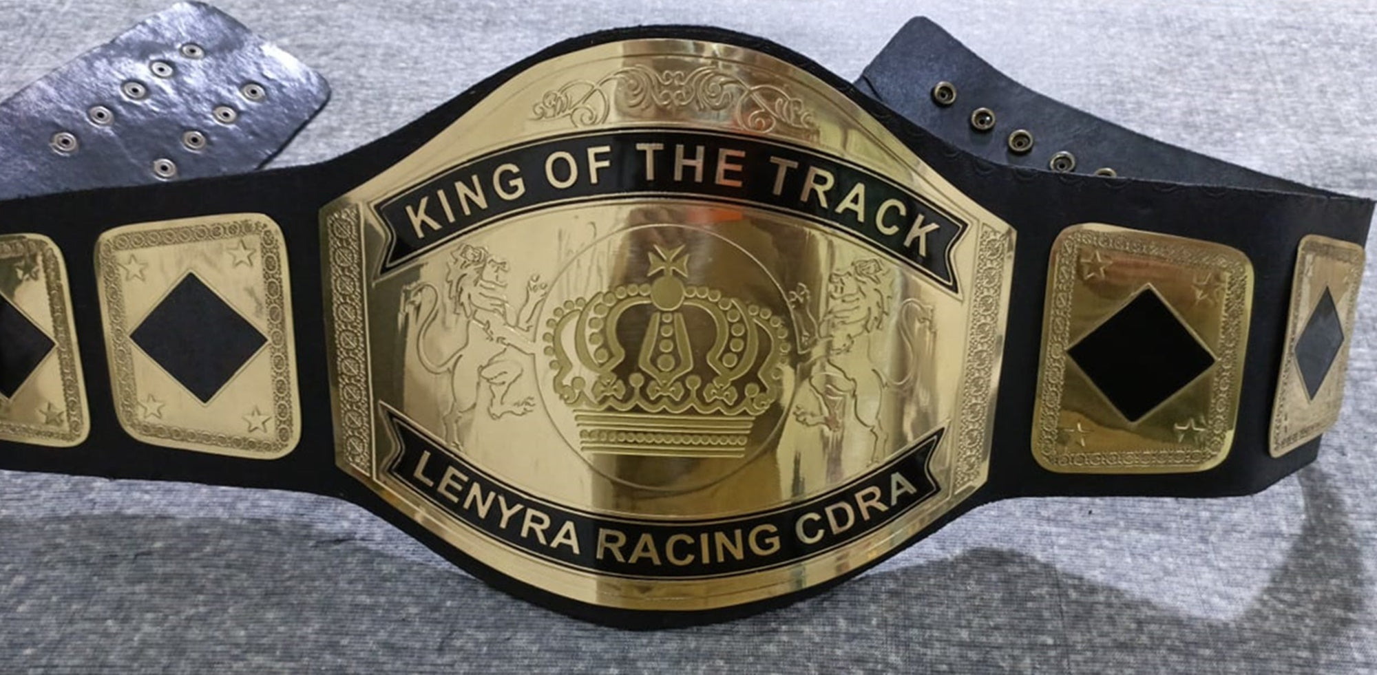 Custom Royal Crown Logo Wrestling Championship Belt - Customize Wrestling Belts