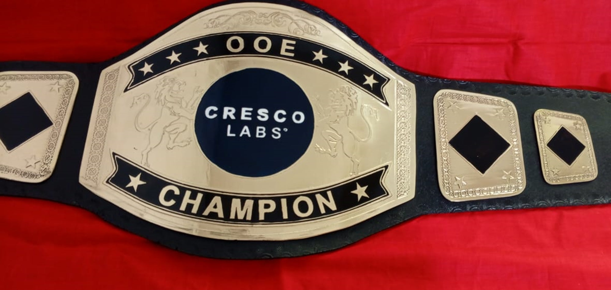 Custom Name and Cresco Labs Logo Wrestling Championship Belt - Customize Wrestling Belts