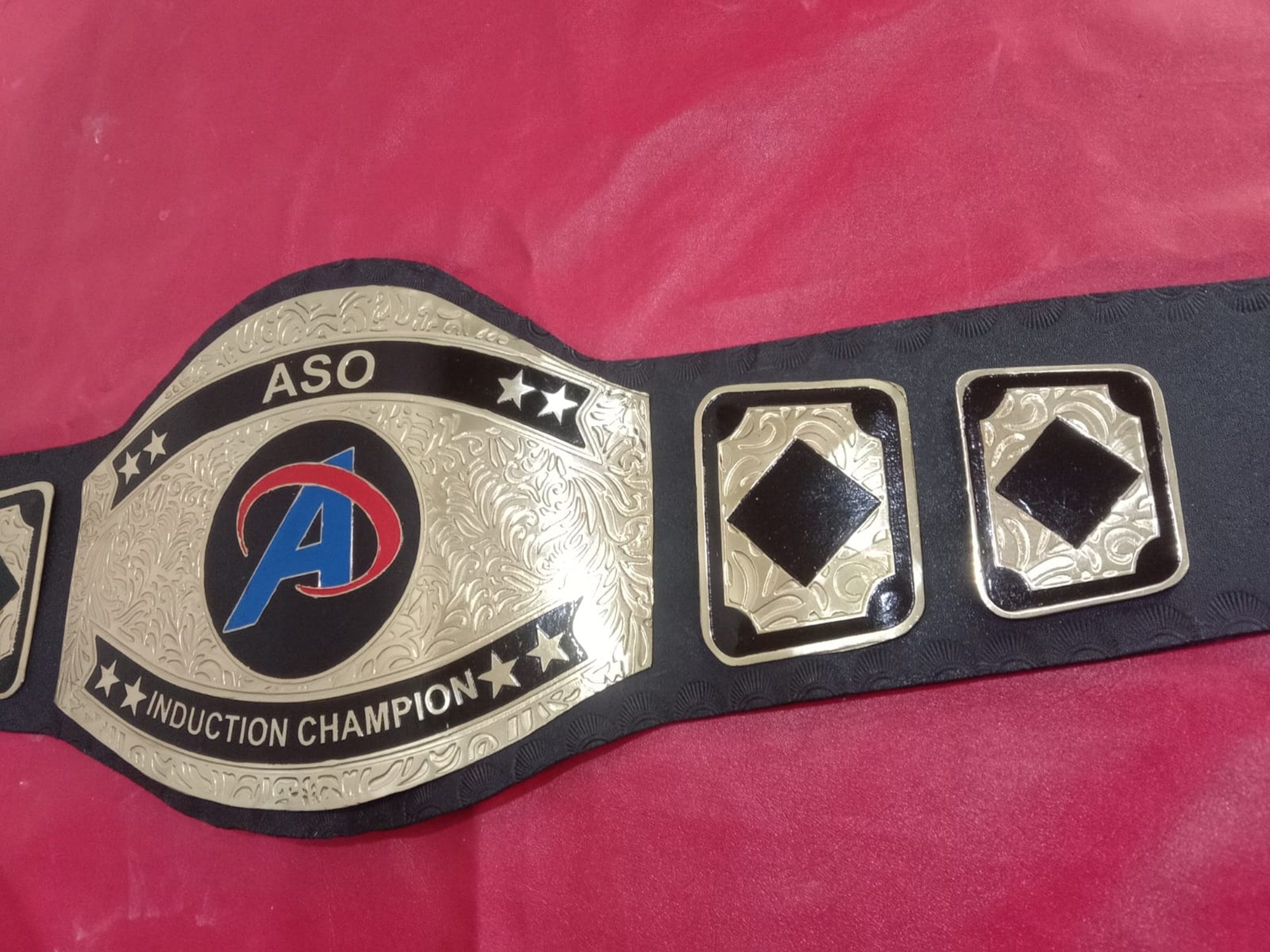 Custom Name and A Logo Wrestling Championship Belt - Customize Wrestling Belts