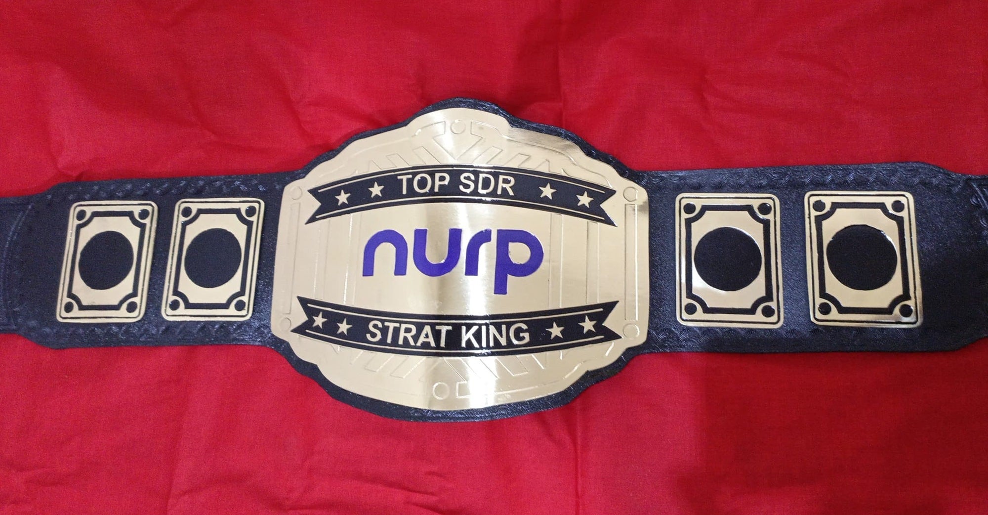 Custom Name and NURP Logo Wrestling Championship Belt - Customize Wrestling Belts