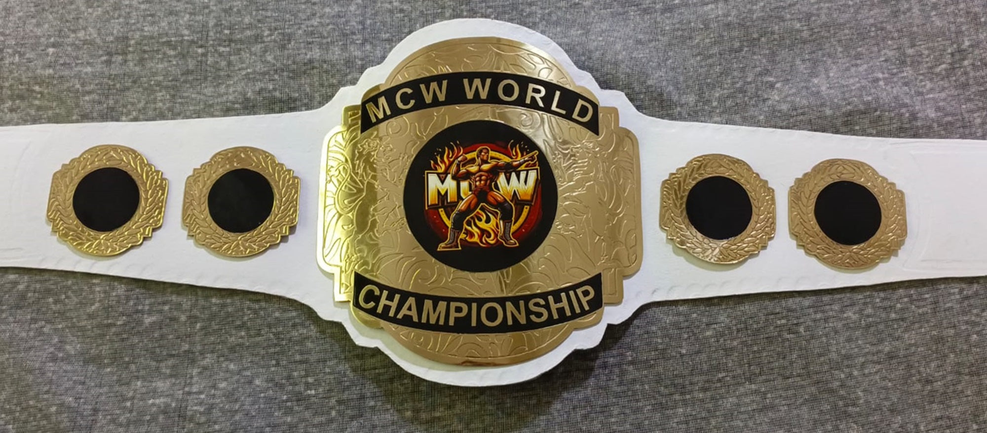 Custom Name and Wrestler Logo Wrestling Championship Belt - Customize Wrestling Belts