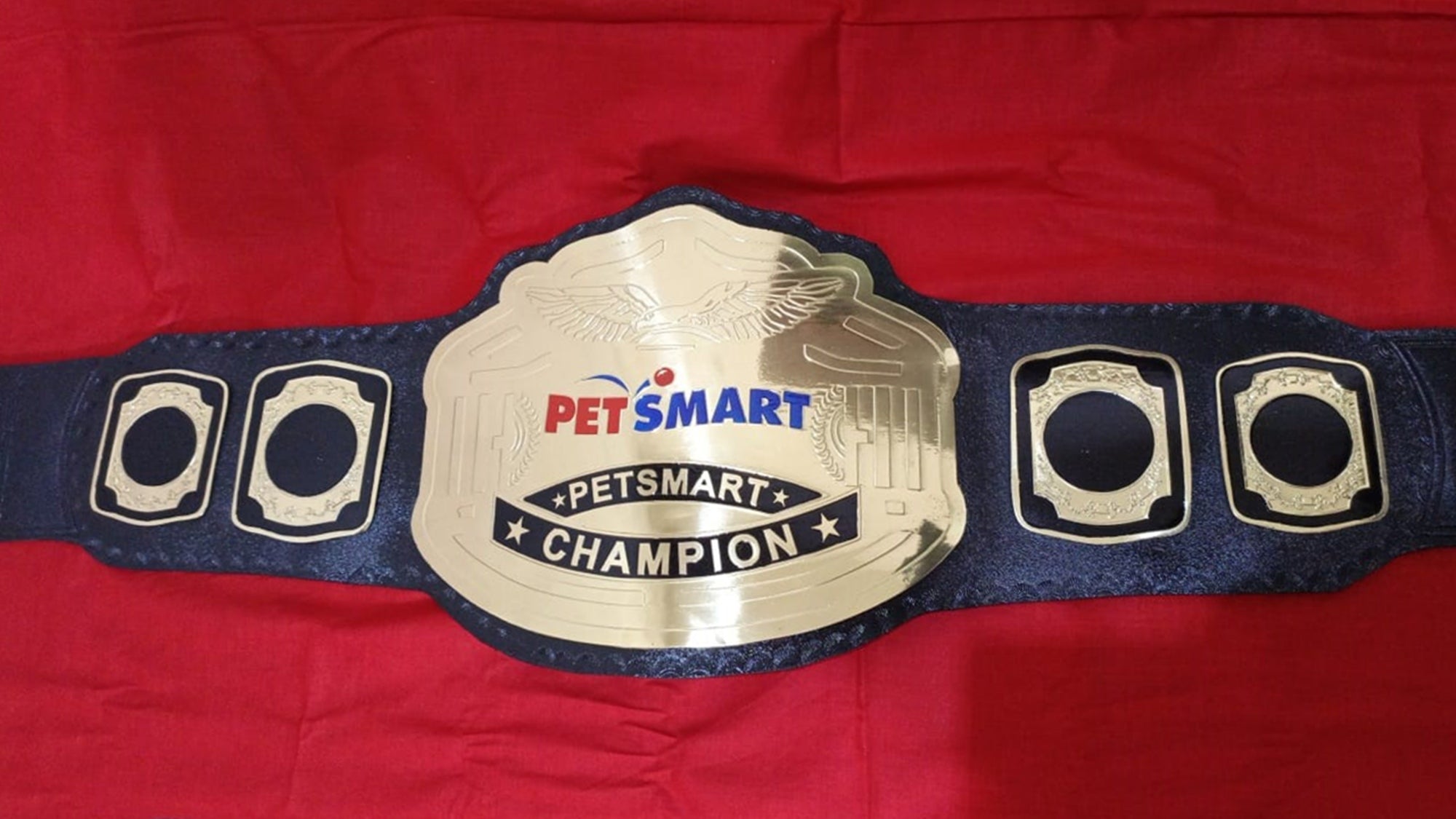 Custom Name and Pet Smart Logo Wrestling Championship Belt - Customize Wrestling Belts