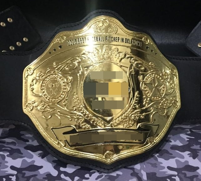 Custom Name and Logo Championship Belt - Customize Wrestling Belts