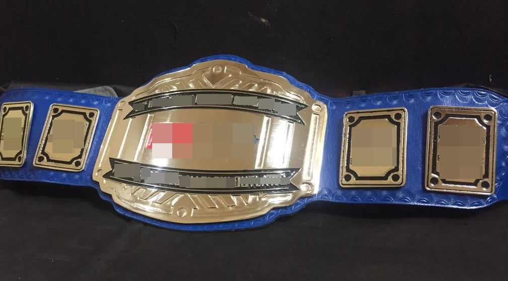 Custom Name and  Logo Championship Belt - Customize Wrestling Belts