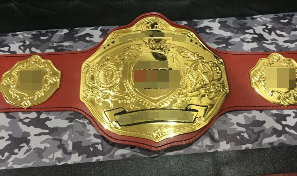 Custom Name and  Logo Championship Belt - Customize Wrestling Belts