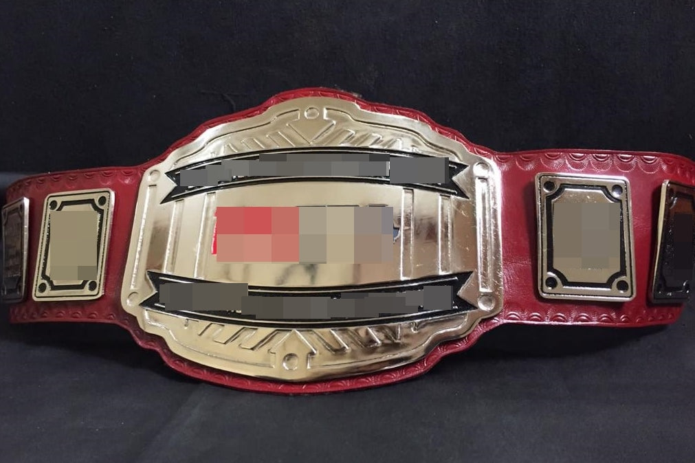 Custom Name and Logo Championship Belt - Customize Wrestling Belts