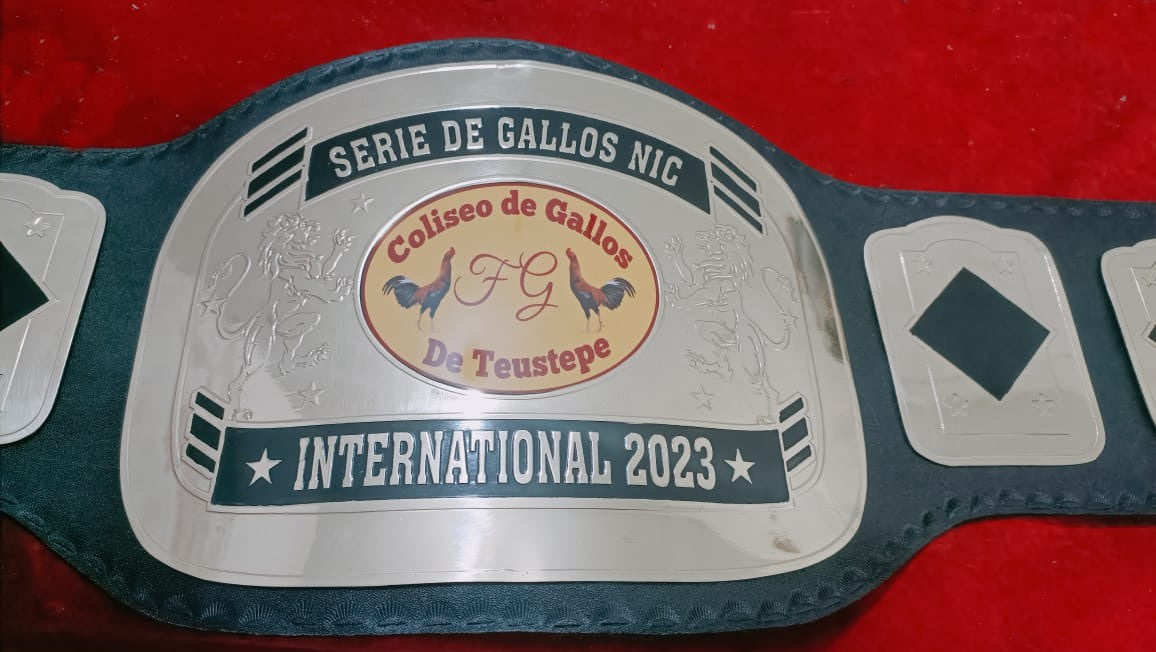 Custom Name and Cock Logo Wrestling Championship Belt - Customize Wrestling Belts