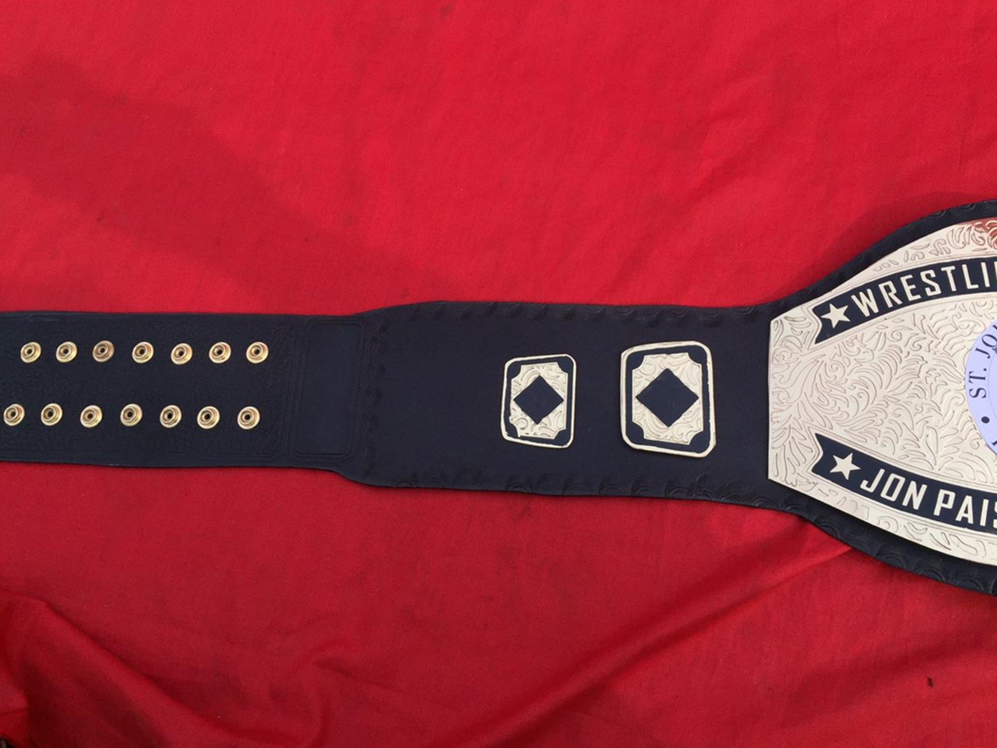 Custom Name and School Logo For Your Institute Wrestling Championship Belt - Customize Wrestling Belts