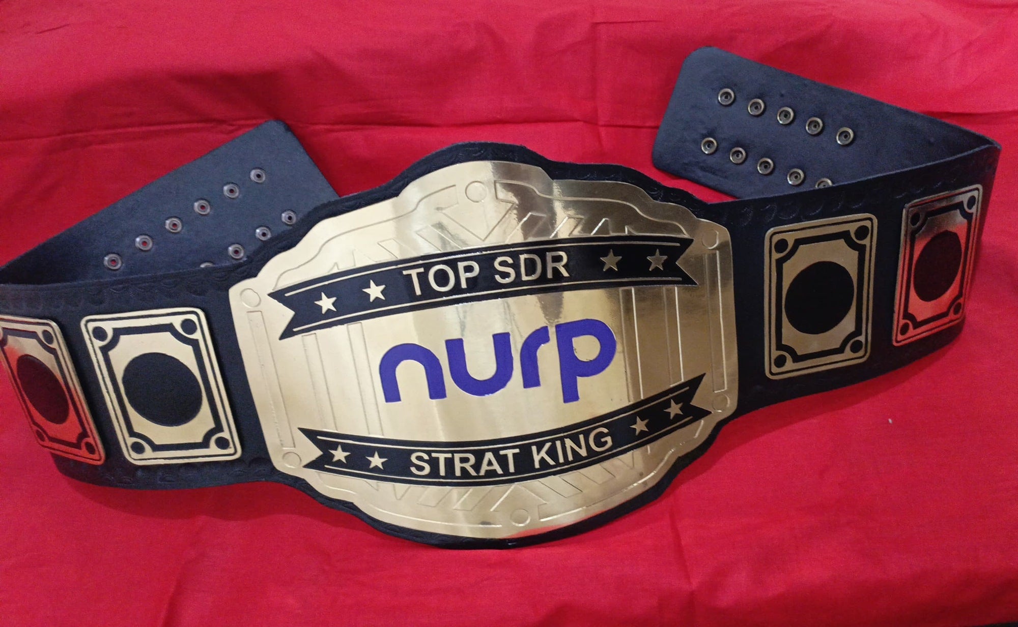 Custom Name and NURP Logo Wrestling Championship Belt - Customize Wrestling Belts