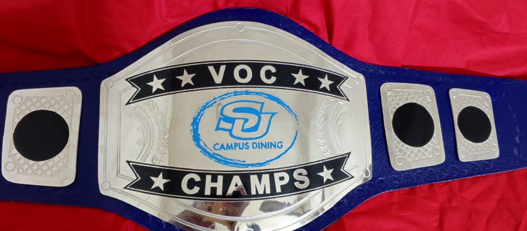 Custom Name and SU Campus Dining Logo Wrestling Championship Belt - Customize Wrestling Belts