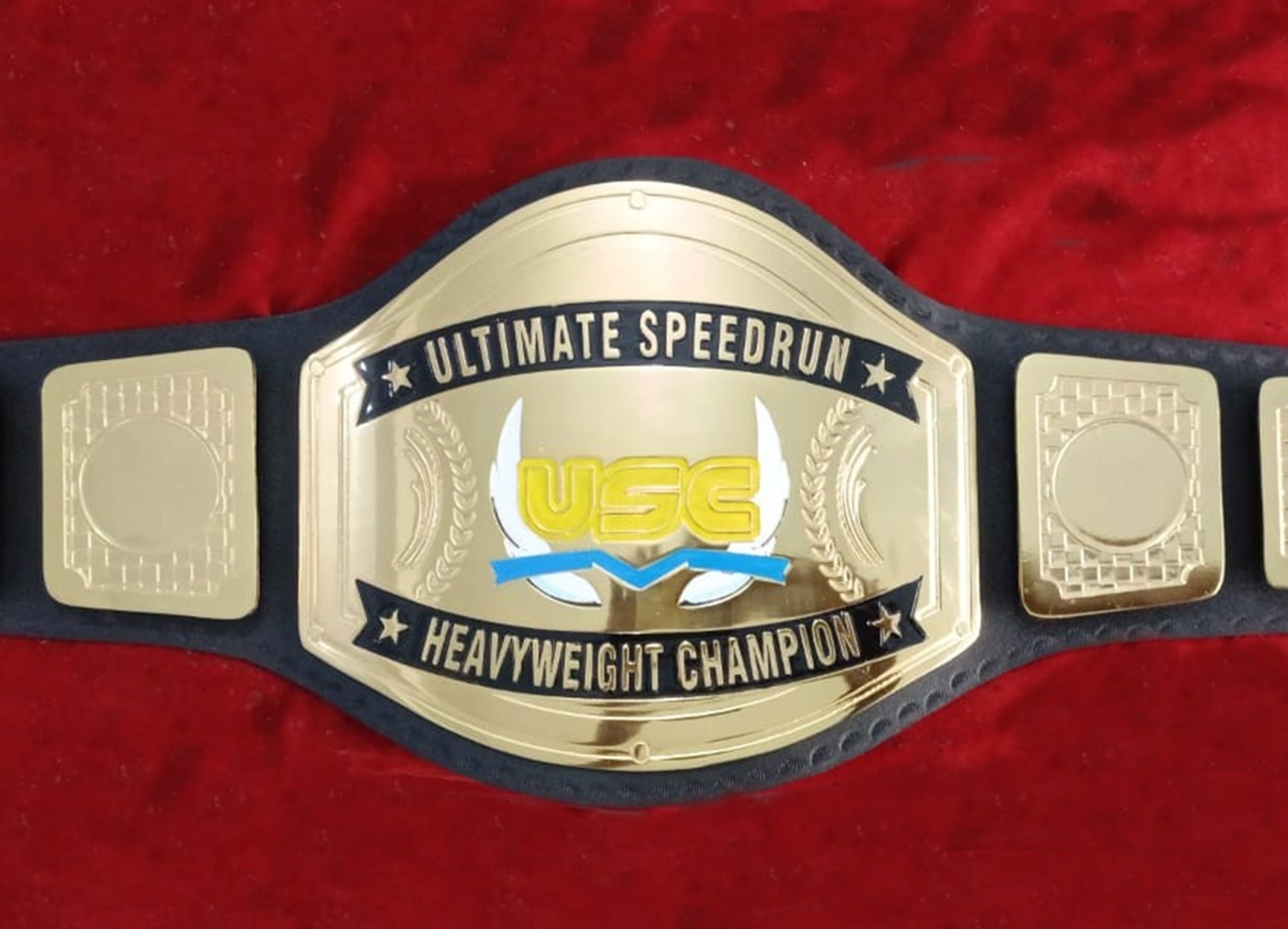 Custom Name and USC Logo Wrestling Championship Belt - Customize Wrestling Belts