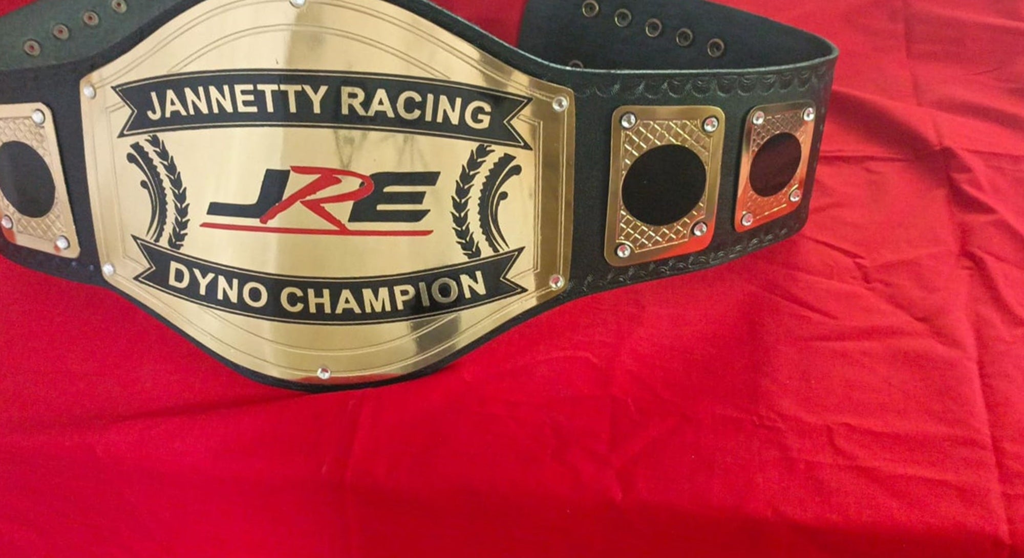 Custom Name and JRE Logo Wrestling Championship Belt - Customize Wrestling Belts